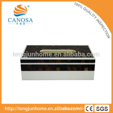 Trade Assurance pen shell acrylic tissue box with high quality